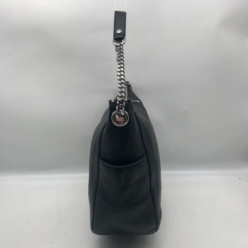 Michael Kors Black Leather Chandler Convertible Shoulder Bag. - Picture 3 of 10